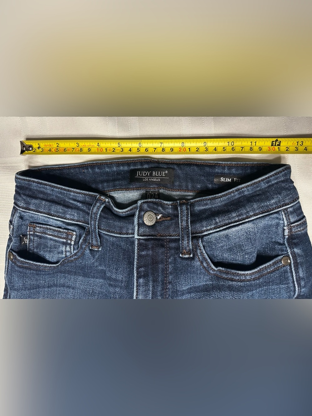 Judy Blue Skinny Fit Jeans Size 0 / 24 Denim Stretch JB82428DK Jean Jean Women - Picture 2 of 9